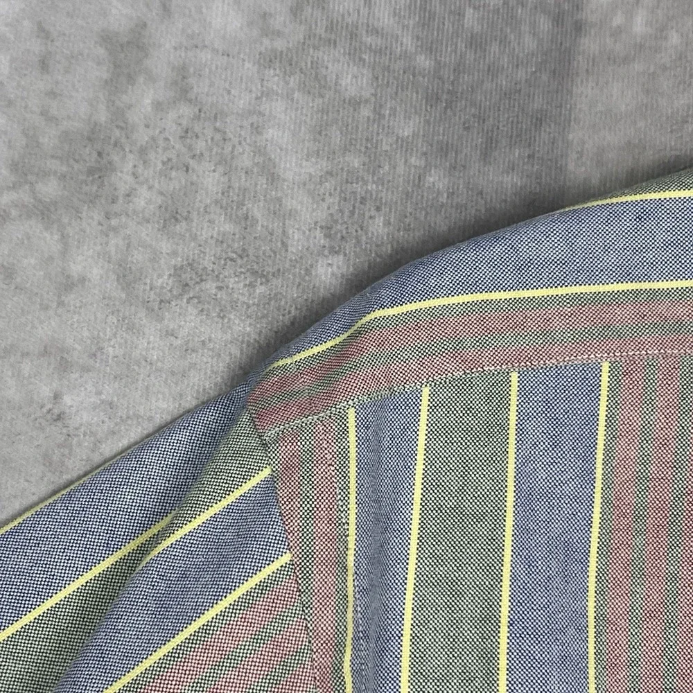 Ralph Lauren Black Label Yarmouth Shirt Men's Large Striped Button Down 16.5/34‎